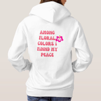 Camiseta Hoddie con frase motivadora en rosa