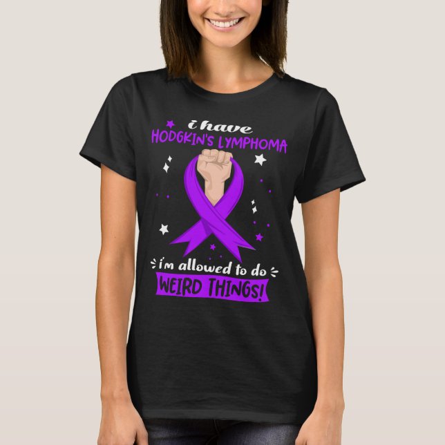 Camiseta Hodgkin's Lymphoma Awareness Month Ribbon Gifts (Frente)