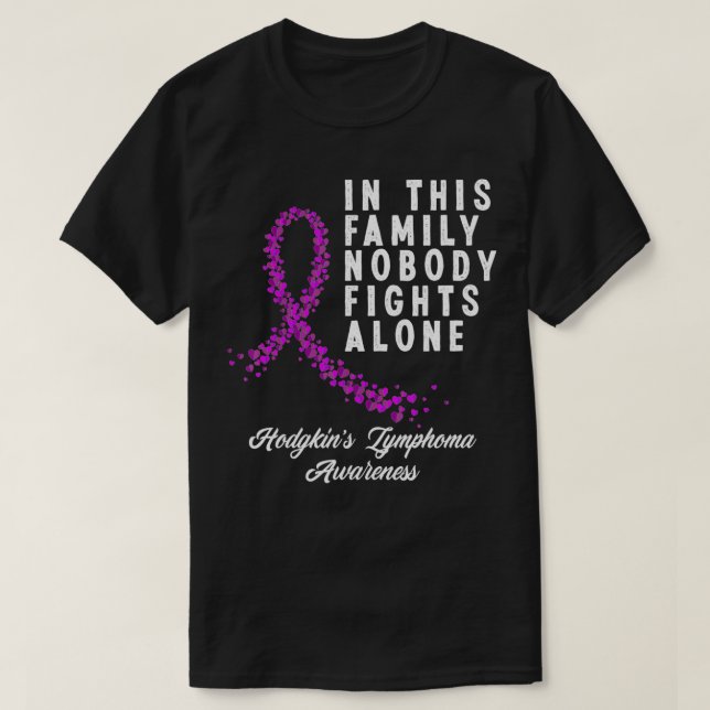 Camiseta Hodgkin's Lymphoma Warrior Hodgkin Lymphoma Awaren (Frente do Design)