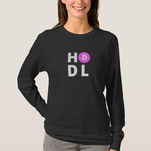 Camiseta Hodl Bitcoin Cryptocurrency Eth Defi Btc Blockchai (Frente)