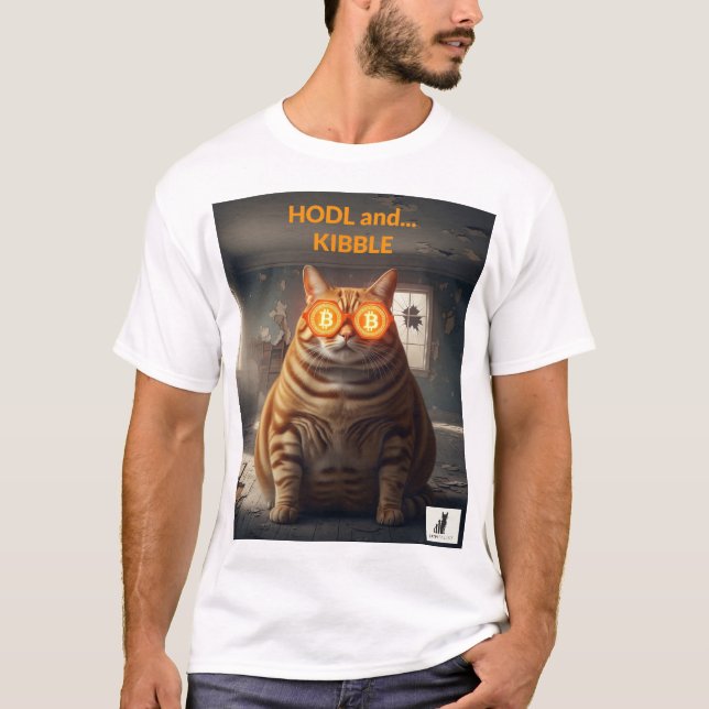Camiseta HODL & Kibble: Barão Bitmoney (Frente)