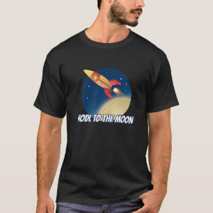 Camiseta HODL Para A Criptografia De CÃES De Foguete Cripto