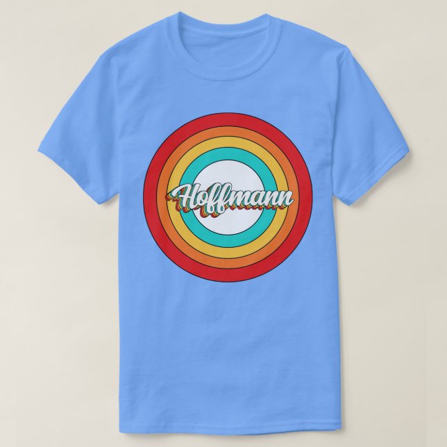 Camiseta Hoffmann Name Shirt Vintage Hoffmann Circle (Frente do Design)