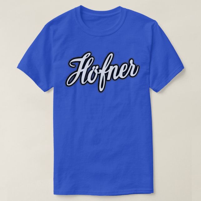 Camiseta Hofner   White  (Frente do Design)