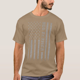 Camiseta Hog Farmer American Flag