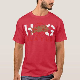 Camiseta Hog Slayer Hunting Wild Boar Pig Hunter Premium 