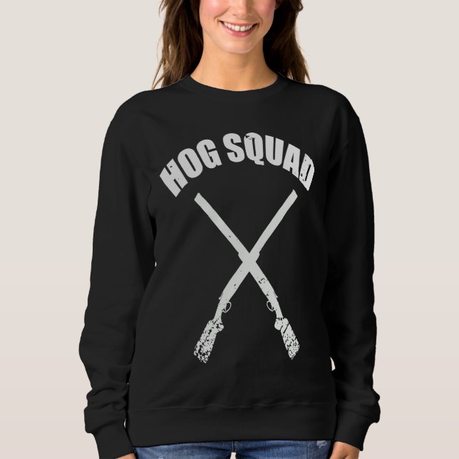 Camiseta Hog Squad for Hog Hunting Buddies Chasing Wild Boa (Frente)