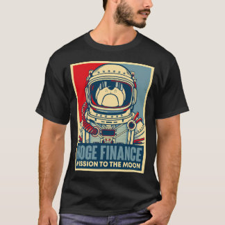 Camiseta Hoge A Missão Do Astronauta Financeiro Na Lua Hoge