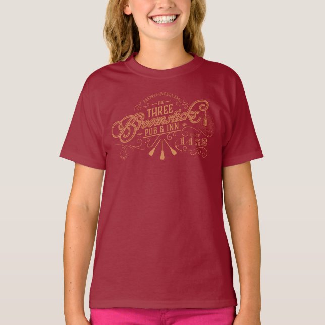 Camiseta HOGSMEADE™ THE THREE BROOMSTICKS™ Pub & Pousada (Frente)