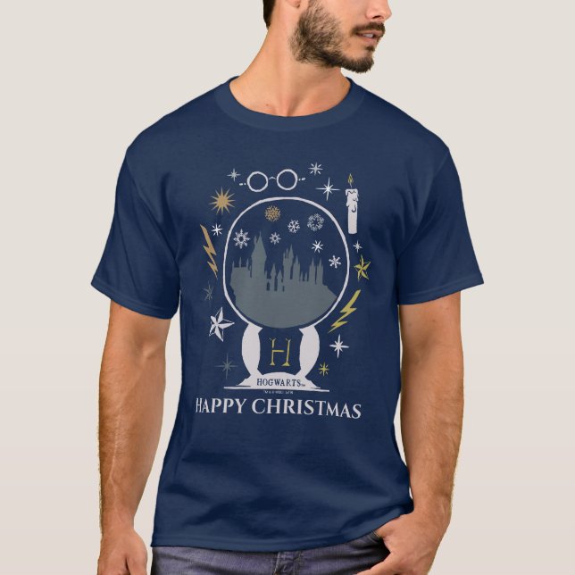 Camiseta HOGWARTS™ Snow Globe Graphic (Frente)