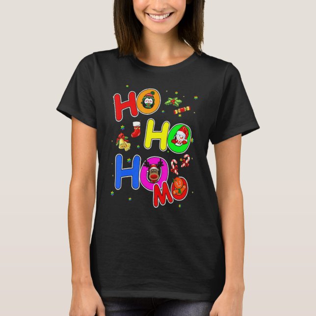 Camiseta Hoho Homo Gay Natal Chapéu de Papai Noel Amor É Am (Frente)