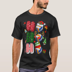 Camiseta Hohoho Papais noeis Elf Reindeer Voleibol Xmas Tre