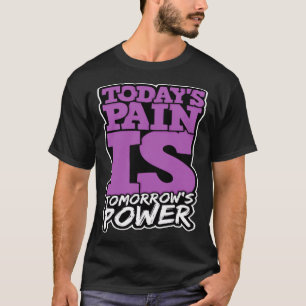 Camiseta Hoje a dor é amanhã homens motivadores