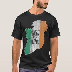 Camiseta Hoje À Noite Eu Bebo Para A Irlanda (2)