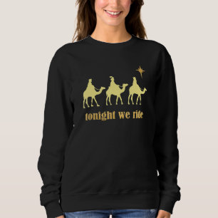 Camiseta Hoje à Noite Nós Cavalgamos Natal 3 Reis Magos Pas