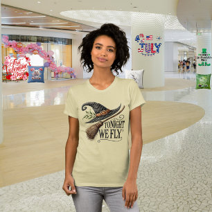 Camiseta Hoje à Noite Voamos Halloween