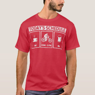 Camiseta Hoje Agende Café Ciclismo Beer Mountain Bikin