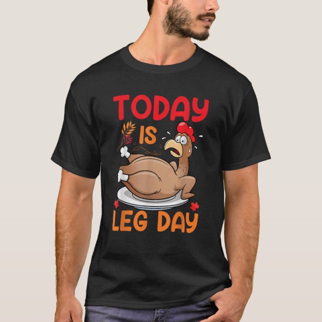 Camiseta Hoje É Dia Da Perna (Frente)