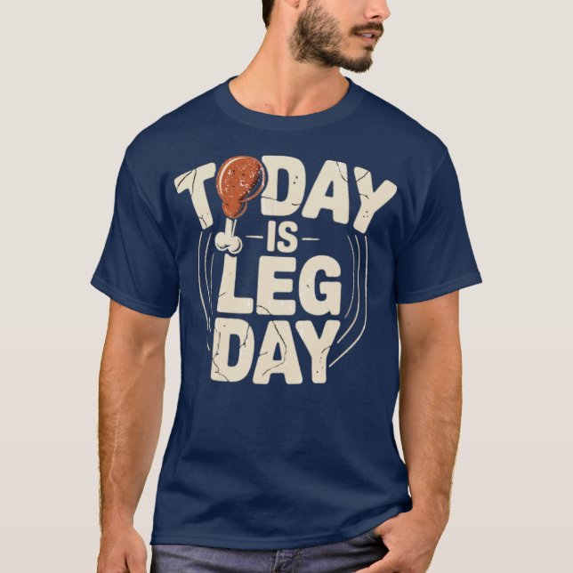 Camiseta Hoje é Dia da Perna (2) (Frente)