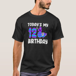 Camiseta Hoje É O Meu Aniversário 12 Meninos Meninos Llama