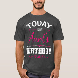 Camiseta Hoje É O Meu Aniversário Feliz-Lo Tio Nie