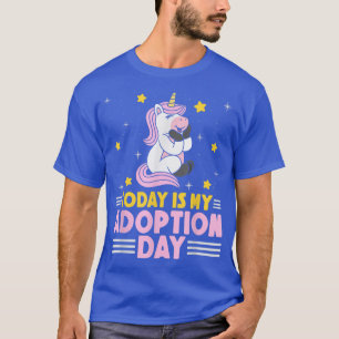 Camiseta Hoje é o meu Dia da Adoção Filhas Famílias Fosteri