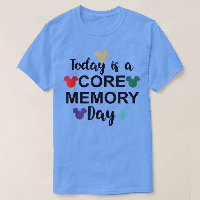Camiseta Hoje é um dia de memória principal (Frente do Design)