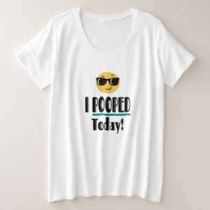 Camiseta Hoje, Emoji Engraçado Sarcástico