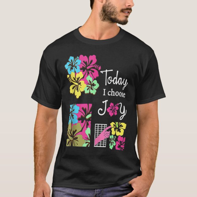 Camiseta Hoje Escolho Joy Inspirational Cote Christian F (Frente)