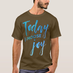 Camiseta Hoje Escolho Joy Watercolor Christian Faith 