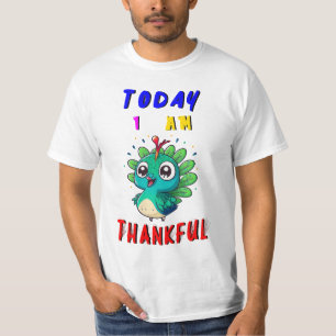 Camiseta Hoje Estou Agradecido Pela Ação De Graças De Novem