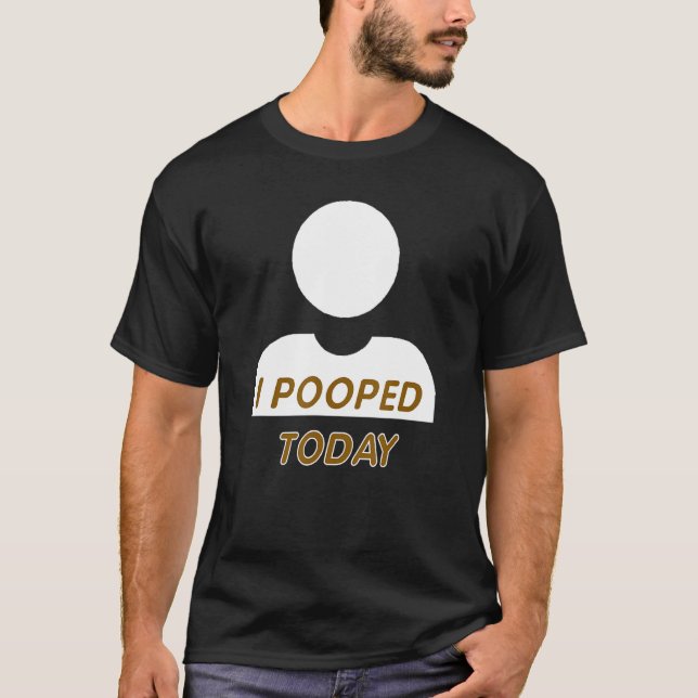Camiseta Hoje, Eu Apontei Um Gag Divertido Para Qualquer Pe (Frente)
