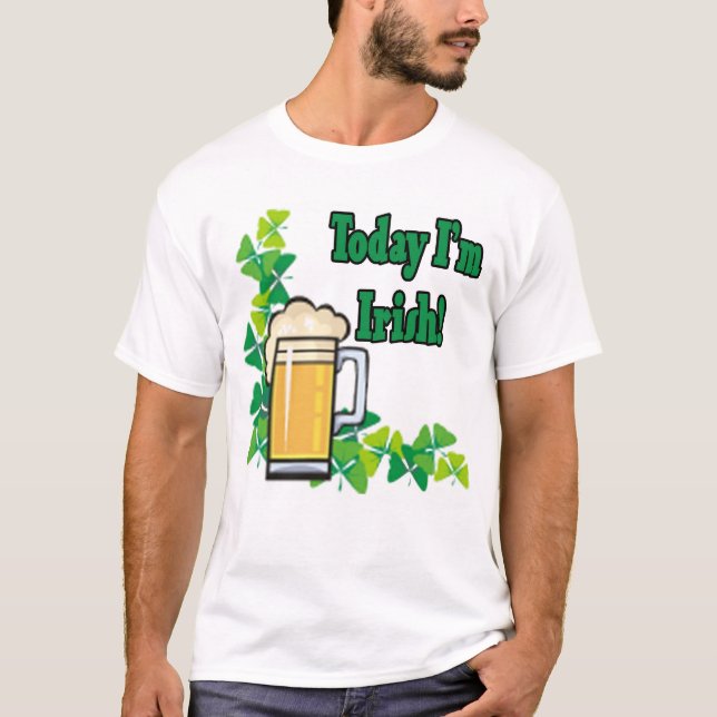 Camiseta Hoje eu sou irlandês (Frente)