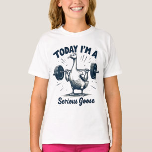 Camiseta Hoje eu sou um grande ginásio de pesos levantantes