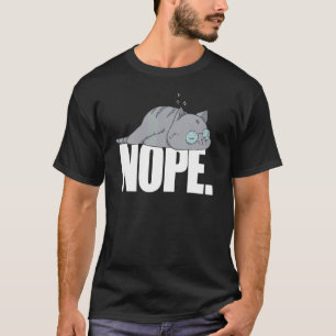Camiseta Hoje, Gato Preguiçoso