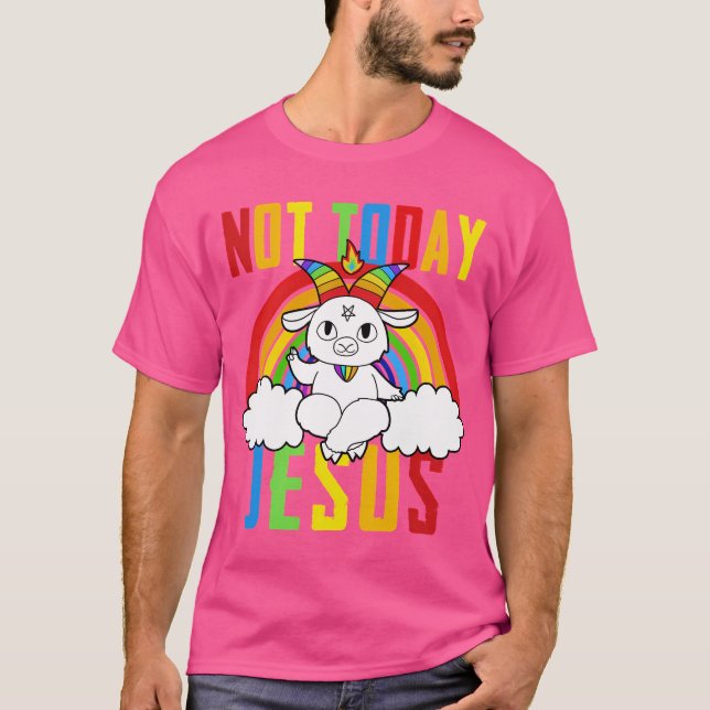 Camiseta Hoje Jesus Arco-Íris (Frente)