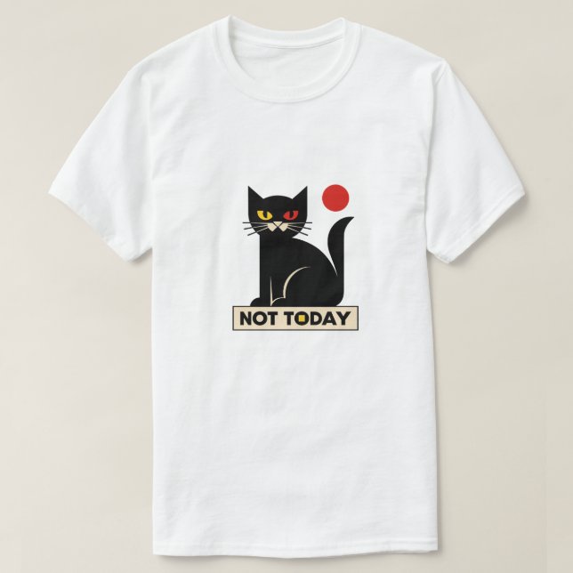 CAMISETA HOJE NÃO (Frente do Design)