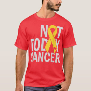 Camiseta Hoje não é Cancer de guerra de conscientização da