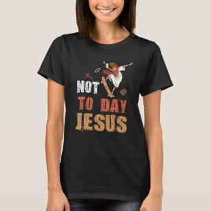 Camiseta Hoje Não é Jesus Satã Capata Satanás o Arco-Íris S