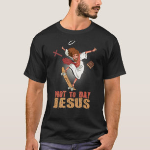 Camiseta Hoje Não é Jesus Satã Capata Satanás o Arco-Íris S
