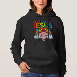 Camiseta Hoje não é Satã Jesus vs Satã no basquete T-Shi
