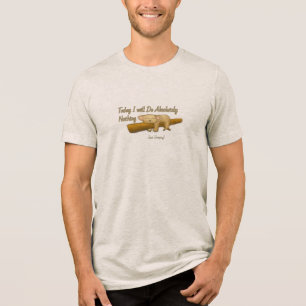 Camiseta Hoje Não Farei Nada