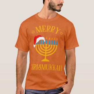 Camiseta Hoje não Papais noeis Hanukkah Chanukah Santa Hat