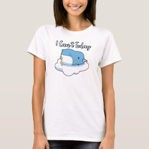 Camiseta Hoje não posso, Unicórnio Pinguim