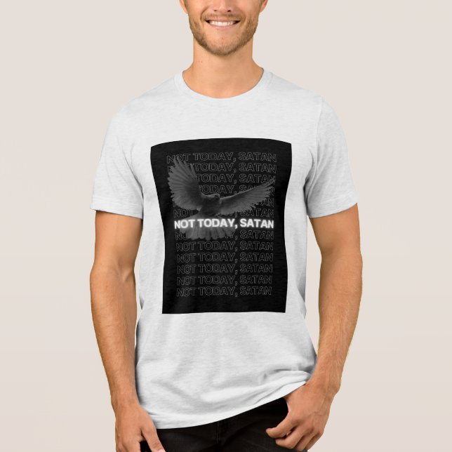 Camiseta Hoje não, Satã (Frente)