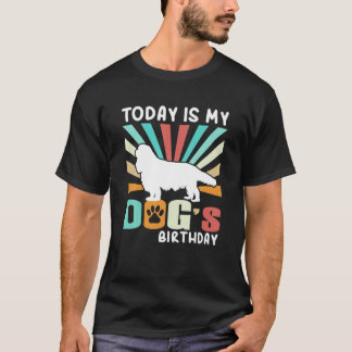Camiseta Hoje são os amantes do Cachorro de Aniversário Eng