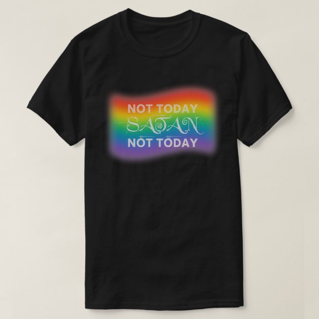 Camiseta Hoje, Satã Não Hoje (Frente do Design)