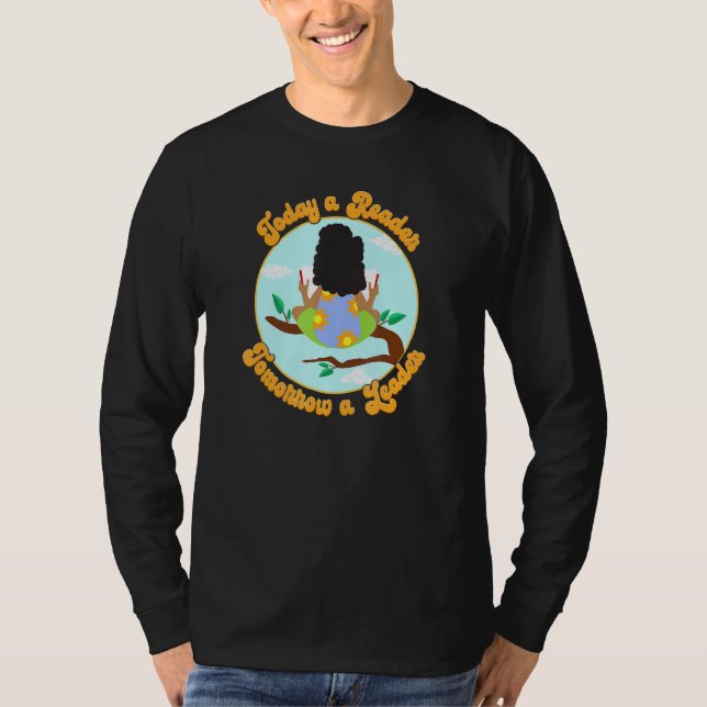 Camiseta Hoje Um Leitor Amanhã Uma Potência Líder (Frente)