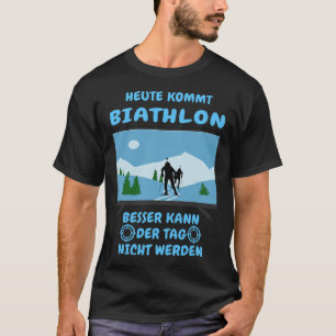 Camiseta Hoje vem Biathlon Winter Sports Ski Biathlett S