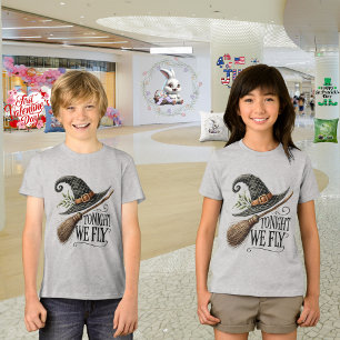 Camiseta Hoje Voamos no Halloween
